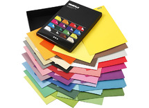 Tekenpapier - gekleurd papier - colorbar - a4 - per 160