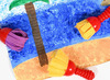 Kwasten - stempels - verf - set van 4 assorti