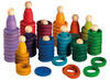 Open-ended - Grapat Nins Carla - ringen en schijven - set van 120 assorti
