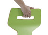 STOEL - HOUTEN KUIP - GRIPZ - VIERPOOTS - ZITHOOGTE 26 CM