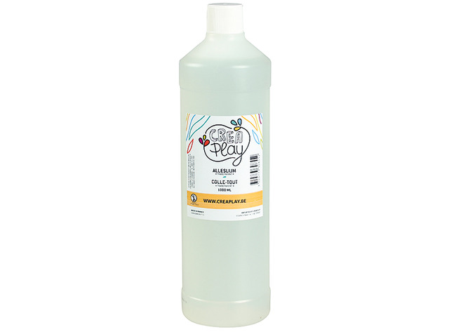 Lijm - alleslijm - Creaplay - transparant - 1 l - per stuk