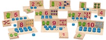 Associatiespel - tellen van 1 tot 10 - hout - per spel