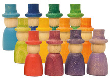 Open-ended - Grapat Wizards - poppetjes - pionnen - set van 12 assorti