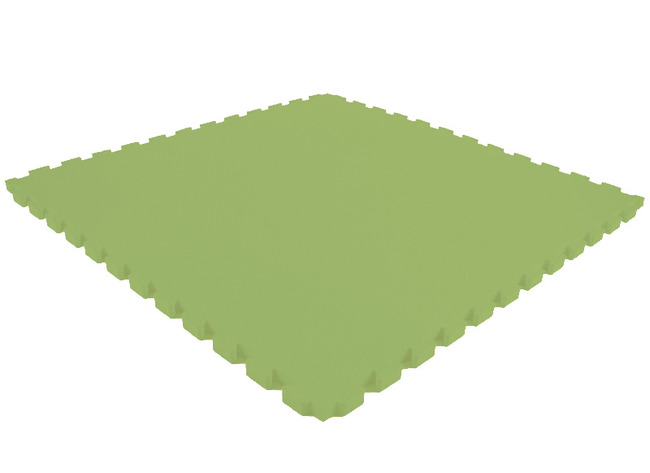 Vloertegels - 1 m x 1 m - groen - set van 2