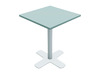 TAFEL - CENTRALE VOET - KRUISVOET - 60 X 60 CM - 40 CM