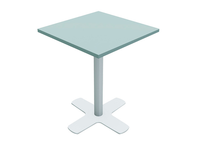 TAFEL - CENTRALE VOET - KRUISVOET - 60 X 60 CM - 40 CM