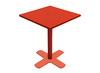 TAFEL - CENTRALE VOET - KRUISVOET - 60 X 60 CM - 40 CM