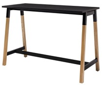 TAFEL - TOOGTAFEL - HOUTEN POTEN - 120 X 70 CM