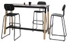 TAFEL - TOOGTAFEL - HOUTEN POTEN - 120 X 70 CM