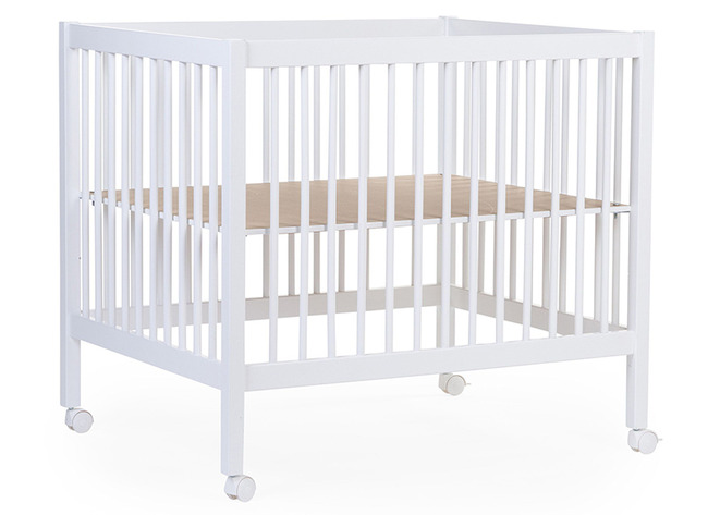 Kinderpark - rechthoekig 98 x 78 cm - childhome - wit - per stuk