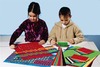 Weven - weefmatten - groot - 35x50 cm - set van 20