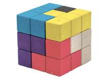 Bouwspel - denkspel - Soma - kubussen - tetris - ruimtelijk inzicht - per spel