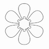 Puzzel - karton - Bloem - Set Van 6