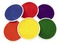 Inktkussens - stempels - 15 cm diameter - set van 6 assorti
