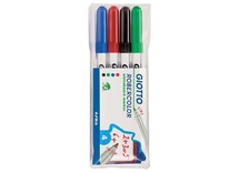 Stiften - whiteboard - Giotto - fijn - set van 4 assorti