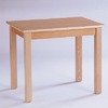 Tafel - Standaard - Rechthoekig 80 X 60 Cm - 40 cm - blad beuk - per stuk
