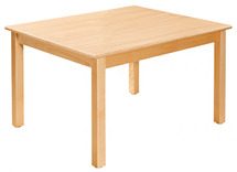 TAFEL - STANDAARD - RECHTHOEKIG 80 X 60 CM