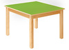 TAFEL - GEKLEURD TAFELBLAD - VIERKANT 80 X 80 CM