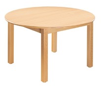TAFEL - GEKLEURD TAFELBLAD - ROND 120 CM