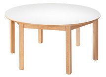 TAFEL - GEKLEURD TAFELBLAD - ROND 120 CM