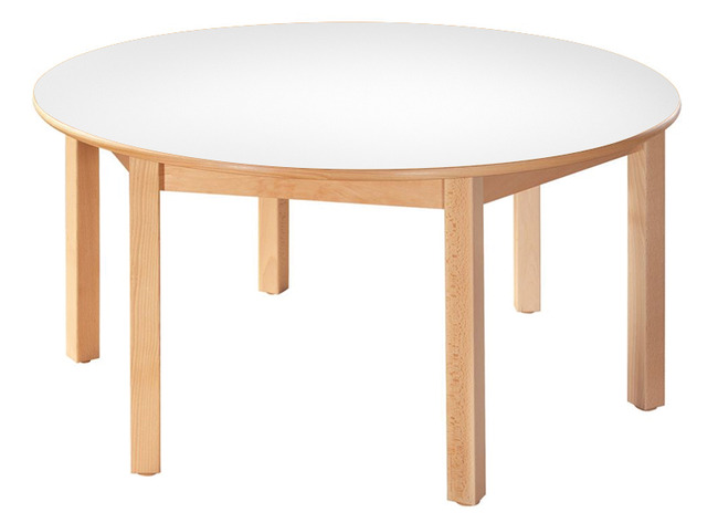 TAFEL - GEKLEURD TAFELBLAD - ROND 120 CM