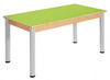 TAFEL - METALEN VERSTELBARE POTEN - RECHTHOEKIG 120 X 60 CM