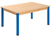 TAFEL - METALEN POTEN - RECHTHOEKIG 120 X 60 CM
