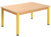 TAFEL - METALEN POTEN - RECHTHOEKIG 120 X 60 CM