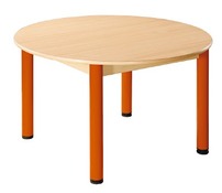 TAFEL - METALEN POTEN - ROND Ø 100 CM