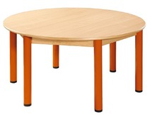 TAFEL - METALEN POTEN - ROND Ø 120 CM