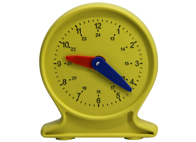 Klok - leerklok - 11 cm - per stuk