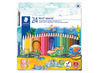 Potloden - aquarelpotloden - Staedtler Noris Aquarell - zeskantig - set van 24 assorti