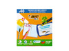 Potloden - waspotloden - BIC Kids Multisurface - met 2 slijpers - set van 40