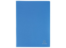 Mappen - presentatiemap - Exacompta - A4 - 40 tassen - blauw - per stuk