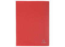 Mappen - presentatiemap - Exacompta - A4 - 40 tassen - rood - per stuk