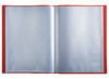 Mappen - presentatiemap - Exacompta - A4 - 40 tassen - rood - per stuk