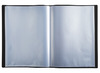 Mappen - presentatiemap - Exacompta - A4 - 40 tassen - zwart - per stuk
