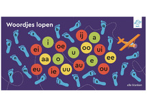 Spel - taalspel - Rolf - mat woordjes lopen - 100 x 200 cm - vinyl - per spel