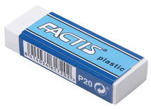 Gom - Factis P20 - zacht - kunststof - 63 x 23 x 11 mm - set van 20