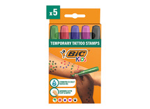 Stempels - stempelstiften - BIC Kids Tattoo Markers - set van 5