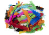 Pluimen - 10-20 cm - gekleurd - decoratie - per set