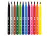 Stiften - kleurstiften - Milan - fijne punt - ergonomische grip - set van 12 assorti