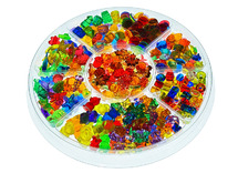 Sorteertray - schotel - met deksel - transparant - 40 x 3,8 cm - per stuk