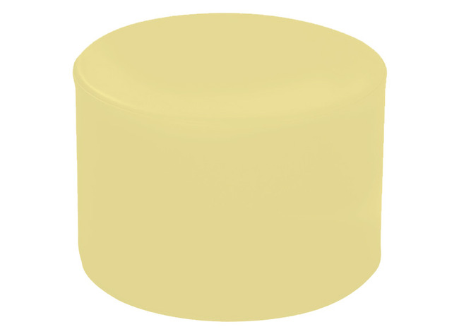 ZITPOEF ROND - MOUSSE - H40 CM - DIAM 35 CM - STOF MUNDIAL