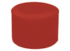 ZITPOEF ROND - MOUSSE - H40 CM - DIAM 35 CM - STOF MUNDIAL