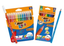 Stiften - kleurstiften - BIC - Coloring Pack MF - met gratis kleurpotloden - set van 24 assorti