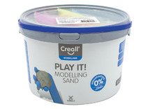Zand - modelleerzand - Creall Play It! - 2500 g - boetseren - set van 5 assorti
