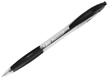 Pen - balpen - BIC Atlantis Classic - zwart - set van 12