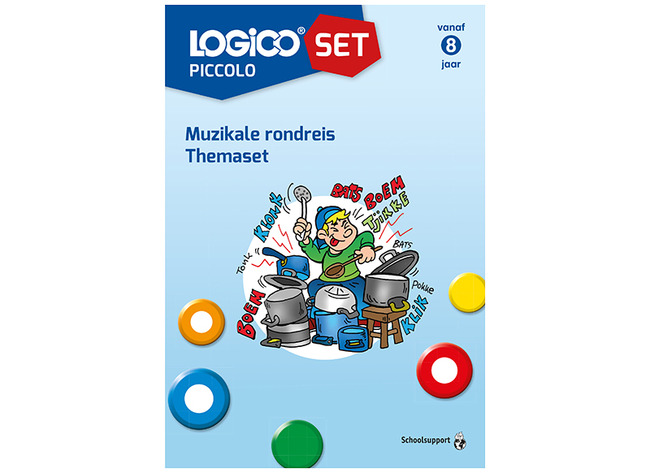 Spel - taalspel - Logico Piccolo - muzikale rondreis - woordenschat themaset - opdrachtkaarten voor EV2204 - per stuk