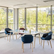 TAFEL - HOUTEN POTEN - 120 X 70 CM